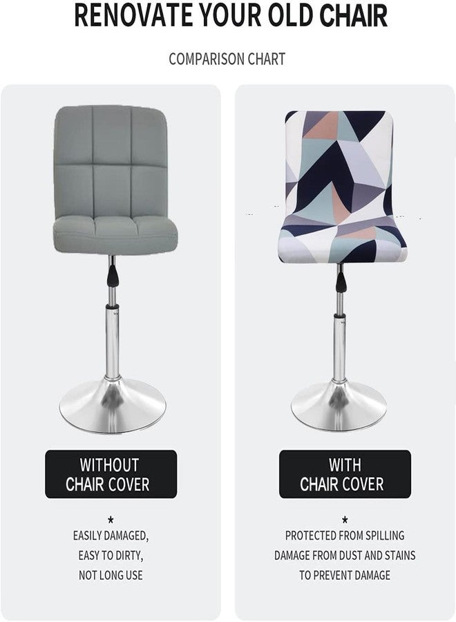 Deisy Dee أغطية كراسي غرفة الطعام من ديزي دي، أغطية كراسي البار، أغطية كراسي البار (عبوة من قطعتين) - Image 3